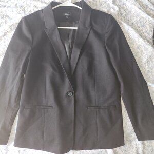 Reitmans modern stretch one button blazer
